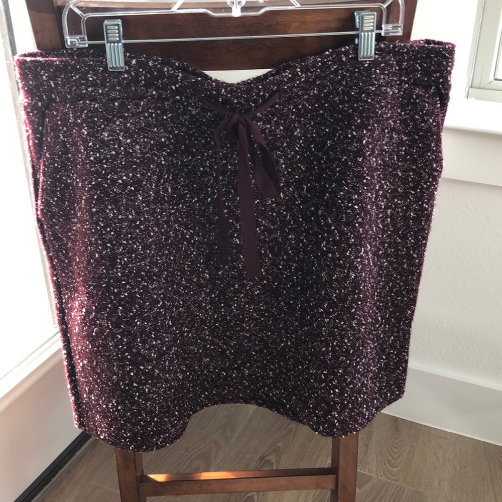 Loft tweed skirt with pockets
